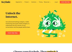 How keyhole.co looks like on a tablet such as an iPad.