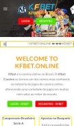 How kfbet.online looks like on a mobile device such as an iPhone.