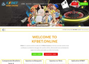 How kfbet.online looks like on a tablet such as an iPad.