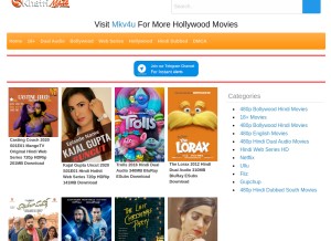 How khatrimaza.casa looks like on a tablet such as an iPad.