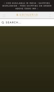 How khinkhwab.com looks like on a mobile device such as an iPhone.