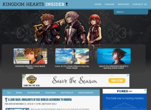 How khinsider.com looks like on a tablet such as an iPad.