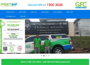 How khutrungxanh.com looks like on a tablet such as an iPad.