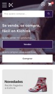 How kichink.com looks like on a mobile device such as an iPhone.