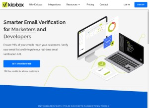 How kickbox.io looks like on a tablet such as an iPad.
