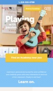 How kiddieacademy.com looks like on a mobile device such as an iPhone.