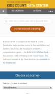 How kidscount.org looks like on a mobile device such as an iPhone.