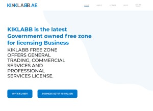 How kiklabb.ae looks like on a tablet such as an iPad.