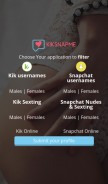 How kiksnapme.com looks like on a mobile device such as an iPhone.