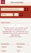 How kingjamesbibleonline.org looks like on a mobile device such as an iPhone.