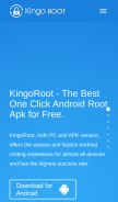 How kingoapp.com looks like on a mobile device such as an iPhone.
