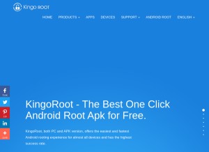 How kingoapp.com looks like on a tablet such as an iPad.