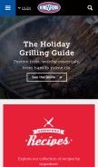 How kingsford.com looks like on a mobile device such as an iPhone.