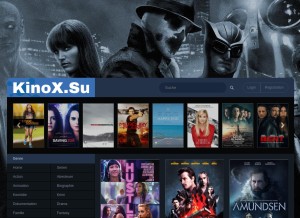 How kinox.su looks like on a tablet such as an iPad.