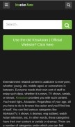 How kissasian.name looks like on a mobile device such as an iPhone.