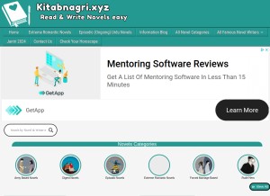 How kitabnagri.xyz looks like on a tablet such as an iPad.