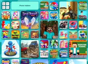 How kizi-mizi.nl looks like on a tablet such as an iPad.