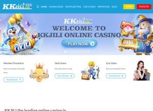 How kkjili.vip looks like on a tablet such as an iPad.