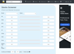 How klsescreener.com looks like on a tablet such as an iPad.