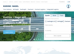 How kn-portal.com looks like on a tablet such as an iPad.