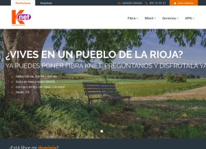 How knet.es looks like on a tablet such as an iPad.