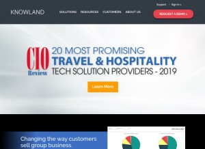 How knowland.com looks like on a tablet such as an iPad.