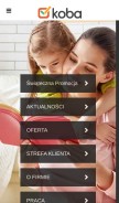 How koba.pl looks like on a mobile device such as an iPhone.