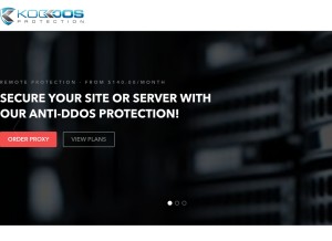 How koddos.net looks like on a tablet such as an iPad.