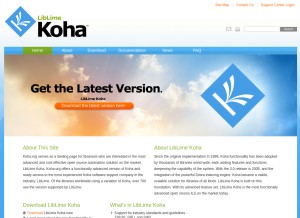 How kohalibrary.com looks like on a tablet such as an iPad.