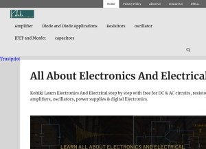 How kohiki.com looks like on a tablet such as an iPad.