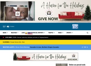 How koin.com looks like on a tablet such as an iPad.