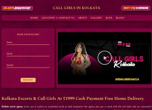 How kolkata.rakhiescort.in looks like on a tablet such as an iPad.