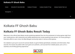 How kolkataffghoshbabu.biz looks like on a tablet such as an iPad.