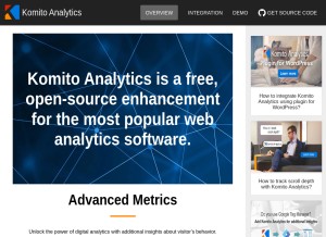 How komito.net looks like on a tablet such as an iPad.