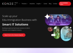 How koncheck.com looks like on a tablet such as an iPad.