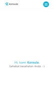 How konsula.com looks like on a mobile device such as an iPhone.