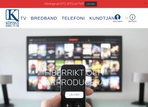 How koping.net looks like on a tablet such as an iPad.