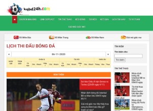 How kqbd24h.com looks like on a tablet such as an iPad.