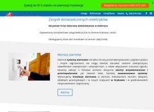 How kraksatmedia.pl looks like on a tablet such as an iPad.