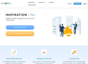How kristal.ai looks like on a tablet such as an iPad.