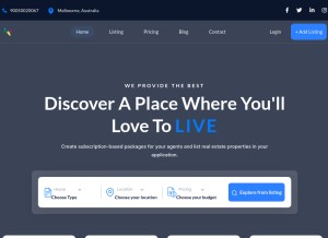 How kriyocitygroup.com looks like on a tablet such as an iPad.