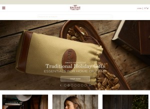 How krsaddleshop.com looks like on a tablet such as an iPad.