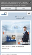 How ksb.com looks like on a mobile device such as an iPhone.