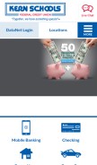 How ksfcu.org looks like on a mobile device such as an iPhone.