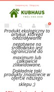 How kubhaus.pl looks like on a mobile device such as an iPhone.