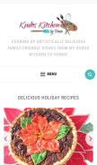 How kudoskitchenbyrenee.com looks like on a mobile device such as an iPhone.