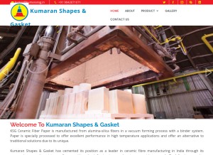 How kumaransg.com looks like on a tablet such as an iPad.