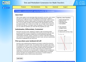 How kutasoftware.com looks like on a tablet such as an iPad.