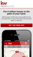 How kw.com looks like on a mobile device such as an iPhone.
