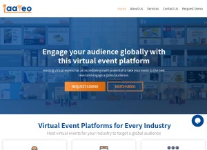 How laaveo.com looks like on a tablet such as an iPad.